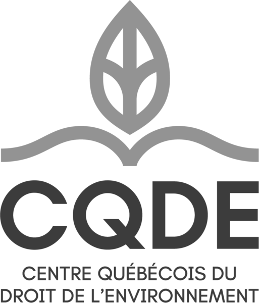 Centre québécois du droit de l'environnement - CQDE - logo