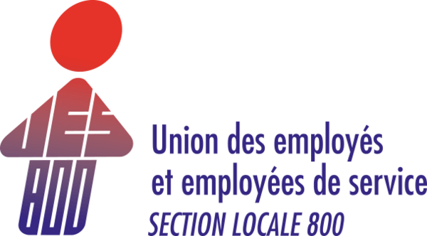 Union des employés et employées de service, section locale 800 - logo